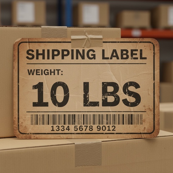 Shipping Label Sign - Picture 1 of 1